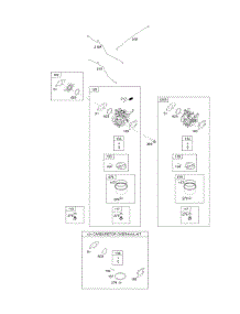 Carburetor, Carburetor Overhaul Kit parts for Briggs & Stratton Engine 12Q912-2151-B1 from AppliancePartsPros.com