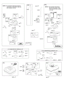 Carburetor, Fuel Supply parts for Briggs & Stratton Engine 12S132-2133-F8 from AppliancePartsPros.com