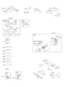 Controls, Electric Starter, Governor Spring, Ignition parts for Briggs & Stratton Engine 12S152-0123-F8 from AppliancePartsPros.com