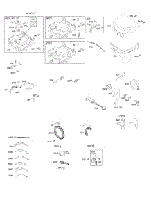 Controls, Governor Spring, Ignition parts for Briggs & Stratton Engine 12S437-0001-F8 from AppliancePartsPros.com