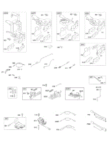 Controls, Flywheel Brake, Governor Spring, Ignition parts for Briggs & Stratton Engine 12S505-3856-B1 from AppliancePartsPros.com