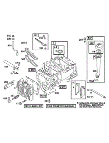Cylinder, Head, Oil Fill parts for Briggs & Stratton Engine 12S702-0614-99 from AppliancePartsPros.com