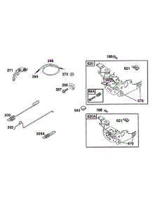 Controls parts for Briggs & Stratton Engine 12S702-0662-01 from AppliancePartsPros.com