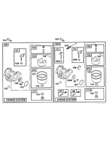 Carburetor Assys parts for Briggs & Stratton Engine 12S702-0687-99 from AppliancePartsPros.com