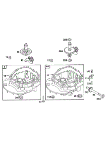Sump Bases, Cams parts for Briggs & Stratton Engine 12S702-0687-99 from AppliancePartsPros.com