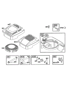 Fuel Tank Grp parts for Briggs & Stratton Engine 12S807-0852-02 from AppliancePartsPros.com