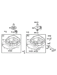 Sump Bases, Cams parts for Briggs & Stratton Engine 12S882-0877-99 from AppliancePartsPros.com