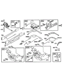 Elect, Brake, Controls parts for Briggs & Stratton Engine 12S882-0906-01 from AppliancePartsPros.com