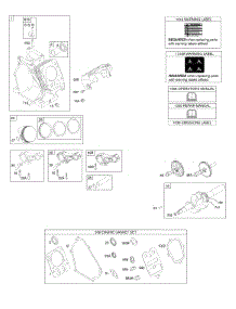 Camshaft, Crankshaft, Cylinder, Piston Group parts for Briggs & Stratton Engine 12T102-0911-F8 from AppliancePartsPros.com