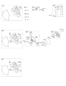 Crankcase Cover, Gear Reduction, Lubrication parts for Briggs & Stratton Engine 12T192-0124-F8 from AppliancePartsPros.com