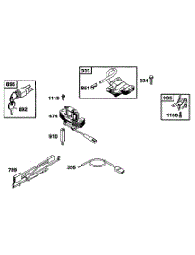 Elect parts for Briggs & Stratton Engine 12T702-0614-99 from AppliancePartsPros.com