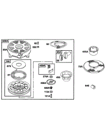 Rewind Assy parts for Briggs & Stratton Engine 12T782-0673-99 from AppliancePartsPros.com