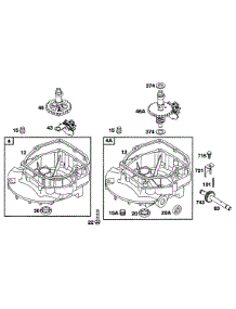 Sump Bases, Cams parts for Briggs & Stratton Engine 12T802-1174-01 from AppliancePartsPros.com