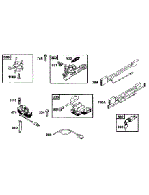Brake, Elect parts for Briggs & Stratton Engine 12T807-0833-01 from AppliancePartsPros.com