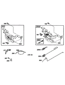 Controls parts for Briggs & Stratton Engine 12T807-0896-02 from AppliancePartsPros.com