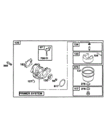 Carburetor Assy parts for Briggs & Stratton Engine 12T882-1133-01 from AppliancePartsPros.com