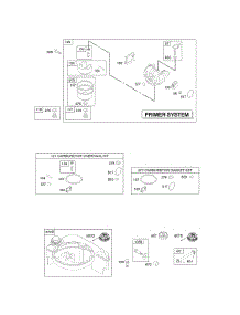 Carburetor, Fuel Tank parts for Briggs & Stratton Engine 12U802-1739-E1 from AppliancePartsPros.com