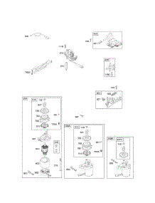Alternator, Electric Starter, Electrical, Flywheel Brake, Ignition parts for Briggs & Stratton Engine 12W807-1175-01 from AppliancePartsPros.com