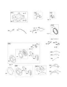 Controls, Electric Starter, Governor Spring, Ignition, Rewind Starter parts for Briggs & Stratton Engine 12Z314-0110-E1 from AppliancePartsPros.com