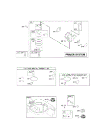 Carburetor, Fuel Tank parts for Briggs & Stratton Engine 12Z802-0100-B1 from AppliancePartsPros.com