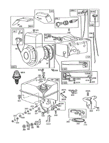 Fueltankassy,Guards,Controls parts for Briggs & Stratton Engine 130202-2204-01 from AppliancePartsPros.com
