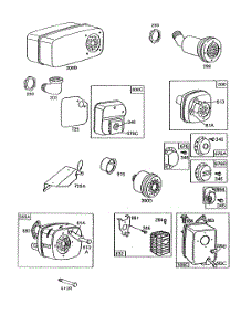 Mufflers And Deflectors parts for Briggs & Stratton Engine 130232-1743-01 from AppliancePartsPros.com