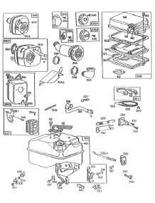 Mufflers,Deflectors,Fuel,A / C parts for Briggs & Stratton Engine 130232-4008-03 from AppliancePartsPros.com