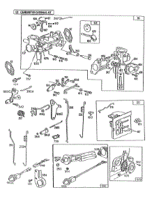 Carburetor,Controls,Oil Gard parts for Briggs & Stratton Engine 130292-3265-01 from AppliancePartsPros.com
