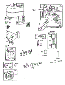 Carburetor,Fueltank,Mufflers parts for Briggs & Stratton Engine 130432-5002-01 from AppliancePartsPros.com