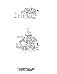 Sump Base Assemblies parts for Briggs & Stratton Engine 130982-1250-01 from AppliancePartsPros.com