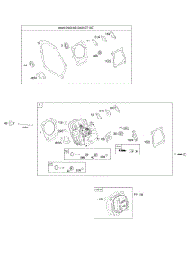 Cylinder Head, Gasket Set parts for Briggs & Stratton Engine 130G32-0224-01 from AppliancePartsPros.com
