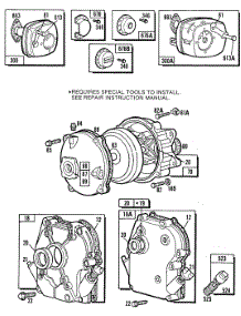 Mufflers,Gear Case,Crankcase parts for Briggs & Stratton Engine 131232-2136-01 from AppliancePartsPros.com