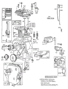 Cylinder,Cylinder Hd,Piston parts for Briggs & Stratton Engine 131492-0304-01 from AppliancePartsPros.com