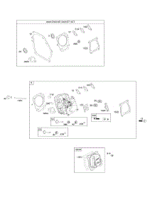 Cylinder Head, Gasket Set parts for Briggs & Stratton Engine 131G32-0001-01 from AppliancePartsPros.com