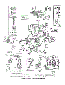 Cylinder,Gearcase,Piston Grp parts for Briggs & Stratton Engine 132232-2235-03 from AppliancePartsPros.com