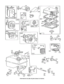 Mufflers,Air Cleaners,Fuel parts for Briggs & Stratton Engine 132292-0396-01 from AppliancePartsPros.com