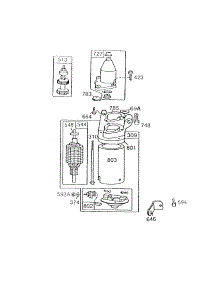 Electric Starter parts for Briggs & Stratton Engine 132922-0132-01 from AppliancePartsPros.com