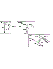 Oil Group parts for Briggs & Stratton Engine 133232-0035-03 from AppliancePartsPros.com