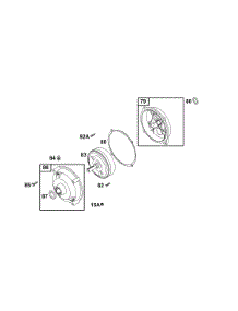 Gear Reduction Group parts for Briggs & Stratton Engine 133232-0150-02 from AppliancePartsPros.com