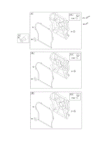 Crankcase Cover parts for Briggs & Stratton Engine 133432-0010-01 from AppliancePartsPros.com