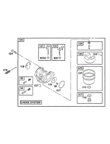 Carburetor Assy parts for Briggs & Stratton Engine 133702-0015-01 from AppliancePartsPros.com