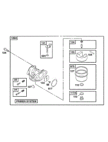 Carburetor Assy parts for Briggs & Stratton Engine 133702-0150-01 from AppliancePartsPros.com