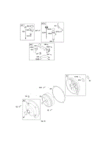 Oil Group parts for Briggs & Stratton Engine 134402-1113-E2 from AppliancePartsPros.com