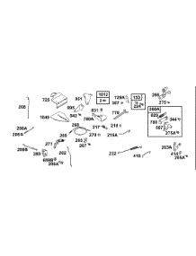 Controls 2 parts for Briggs & Stratton Engine 135212-0747-A1 from AppliancePartsPros.com
