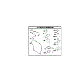 Kits / Gasket Sets - Engine parts for Briggs & Stratton Engine 135232-0029-01 from AppliancePartsPros.com