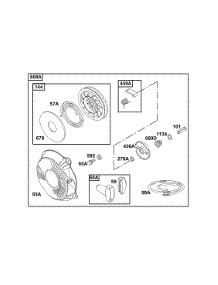 Rewind Group 2 parts for Briggs & Stratton Engine 135232-1326-E1 from AppliancePartsPros.com