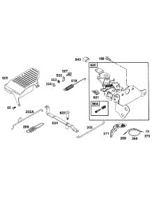 Control Bracket, Controls parts for Briggs & Stratton Engine 135702-0016-01 from AppliancePartsPros.com