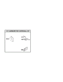 Kits / Gasket Sets - Carburetor parts for Briggs & Stratton Engine 136232-0131-01 from AppliancePartsPros.com
