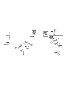 Controls parts for Briggs & Stratton Engine 136232-0151-01 from AppliancePartsPros.com