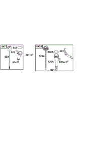 Oil Group parts for Briggs & Stratton Engine 137202-1134-E2 from AppliancePartsPros.com